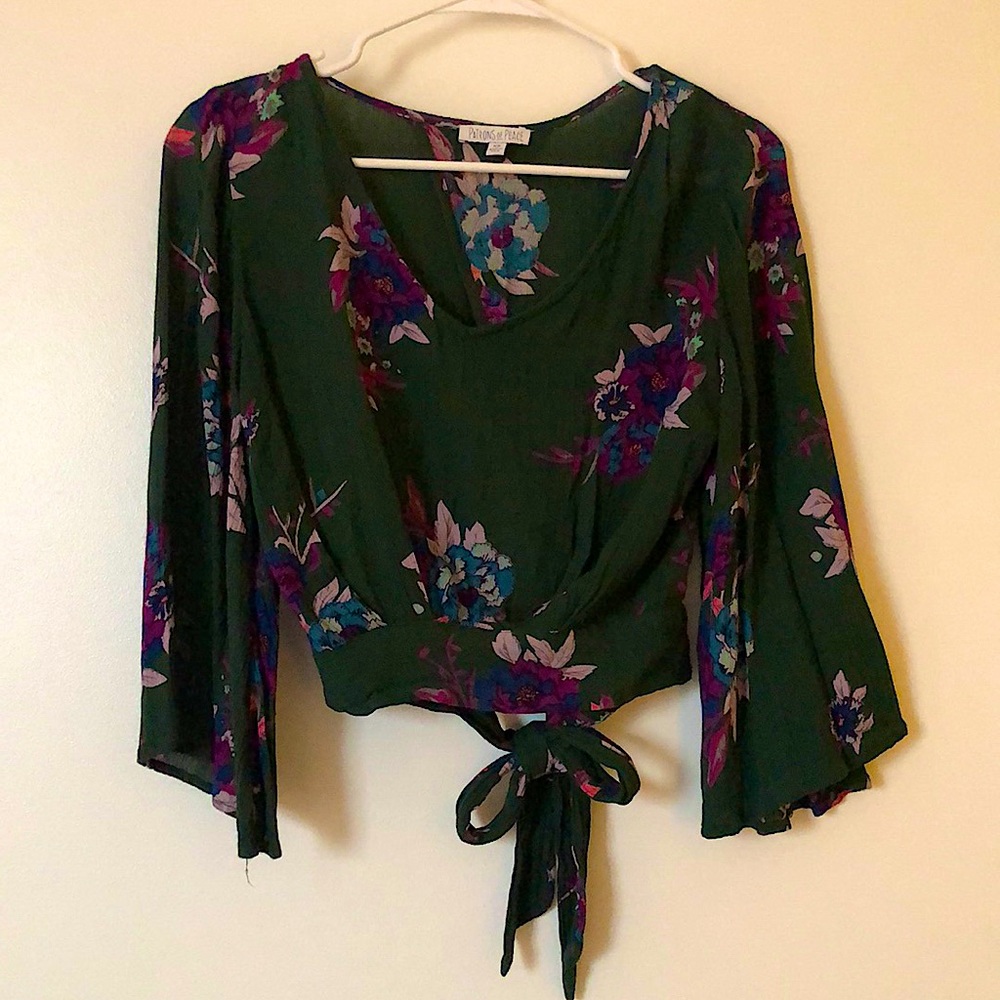 Open back shirt